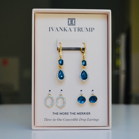 IVANKA TRUMP 3 in 1 Earrings - Picture 2 of 8
